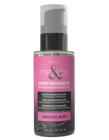 SENSUVA ME AND YOU MASSAGE OIL SENSUAL BLISS  59ML