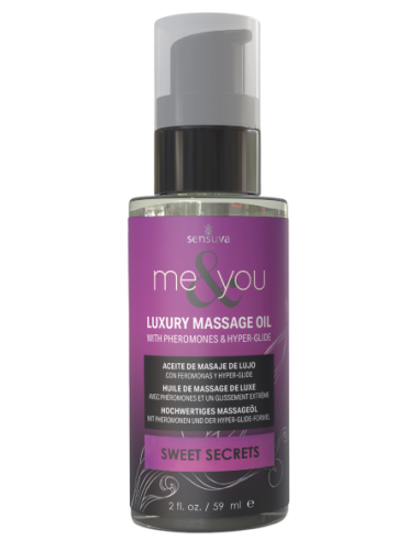 SENSUVA ME AND YOU MASSAGE OIL SWEET SECRETS  59ML