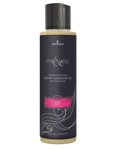 SENSUVA ME AND YOU MASSAGE OIL WILD BERRIES 125ML