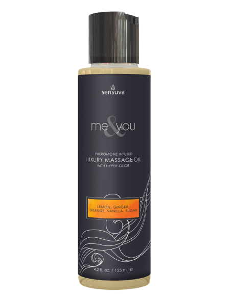 SENSUVA YO Y TÚ ACEITE DE MASAJE LUJURIA EN EL PARAÍSO 125ML