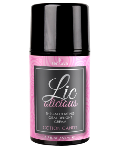 SENSUVA LIC-O-LICIOUS ORAL DELIGHT CREAM COTTON CANDY 50ML