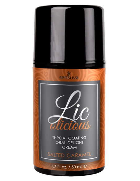 SENSUVA LIC-O-LICIOUS CREMA DELICIA ORAL CARAMELO SALADO 50ML