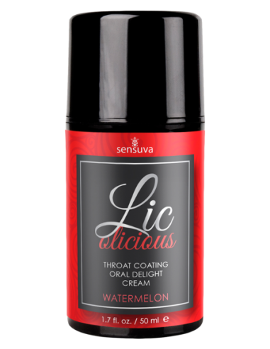 SENSUVA LIC-O-LICIOUS ORAL DELIGHT CREAM WATERMELON 50ML