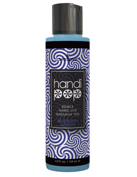 SENSUVA HANDIPOP EDIBLE MASSAGE GEL BLUEBERRY MUFFIN 125ML