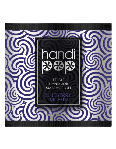 SENSUVA HANDIPOP EDIBLE MASSAGE GEL BLUEBERRY MUFFIN 6 ML