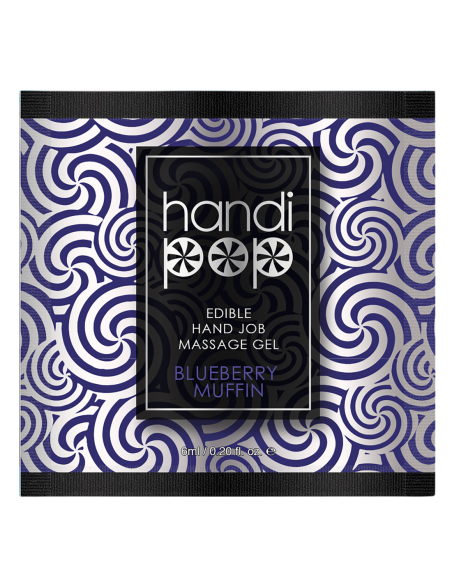 SENSUVA HANDIPOP EDIBLE MASSAGE GEL BLUEBERRY MUFFIN 6 ML