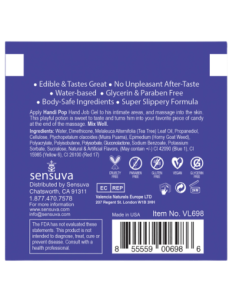 SENSUVA HANDIPOP EDIBLE MASSAGE GEL BLUEBERRY MUFFIN 6 ML 2