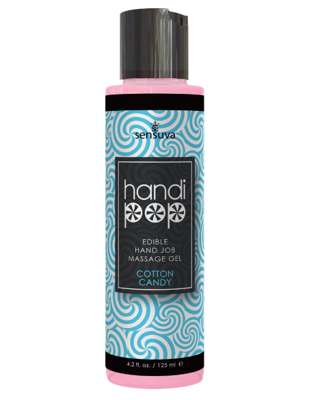 SENSUVA HANDIPOP GEL DE MASAJE COMESTIBLE ALGODÓN DE AZÚCAR 125ML