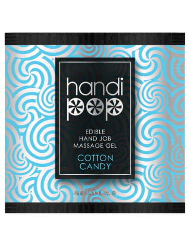 SENSUVA HANDIPOP EDIBLE MASSAGE GEL COTTON CANDY 6 ML