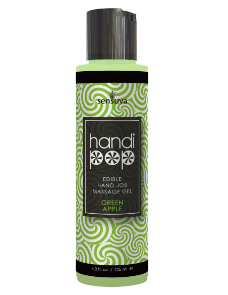 SENSUVA HANDIPOP GEL DE MASAJE COMESTIBLE MANZANA VERDE 125ML