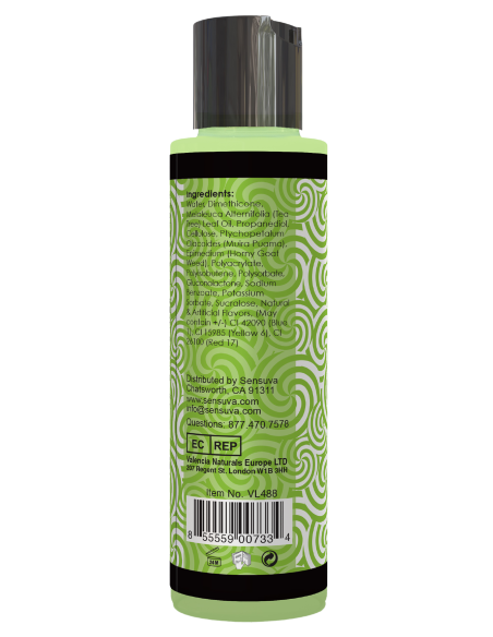 SENSUVA HANDIPOP EDIBLE MASSAGE GEL GREEN APPLE 125ML