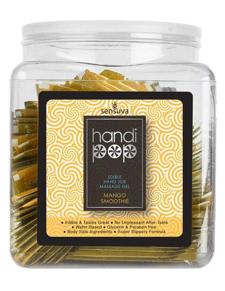 SENSUVA HANDIPOP EDIBLE MASSAGE GEL MANGO SMOOTHIE 6 ML