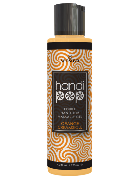 SENSUVA HANDIPOP GEL DE MASAJE COMESTIBLE CREMA DE NARANJAHELADO 125ML