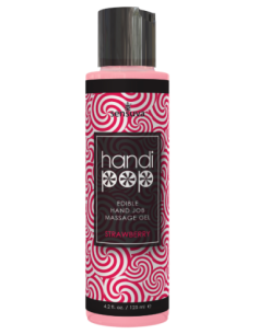 SENSUVA HANDIPOP EDIBLE MASSAGE GEL STRAWBERRY 125ML
