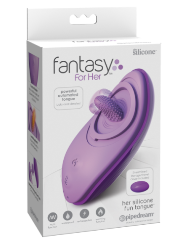 FANTASÍA PARA ELLA SU SILICONA FUN TONGUE MORADO