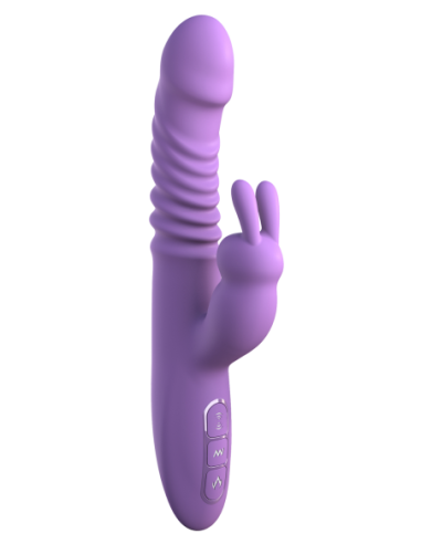 FANTASY FOR HER HER THRUSTING SILICONE RABBIT PURPLE