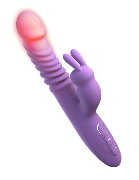 FANTASY FOR HER HER THRUSTING SILICONE RABBIT PURPLE