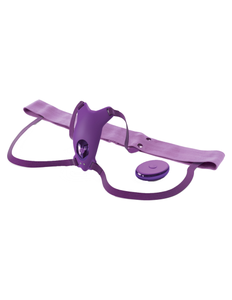FANTASÍA PARA SU MARIPOSA DEFINITIVA STRAP-ON PÚRPURA