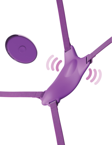 FANTASÍA PARA SU MARIPOSA DEFINITIVA STRAP-ON PÚRPURA