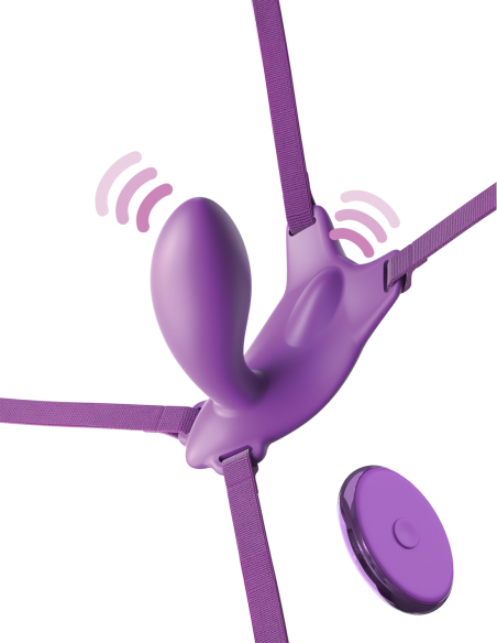 FANTASÍA PARA SU MARIPOSA PUNTO G DEFINITIVA STRAP-ON PURPLE