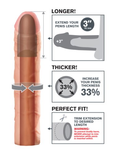 FANTASY X-TENSIONS PERFECT 3 INCH EXTENSION LIGHT