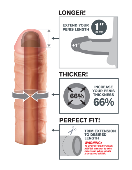 FANTASY X-TENSIONS MEGA 1 INCH EXTENSION LIGHT