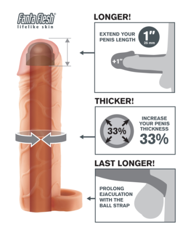 FANTASY X-TENSIONS PERFECT 1 INCH EXTENSION...