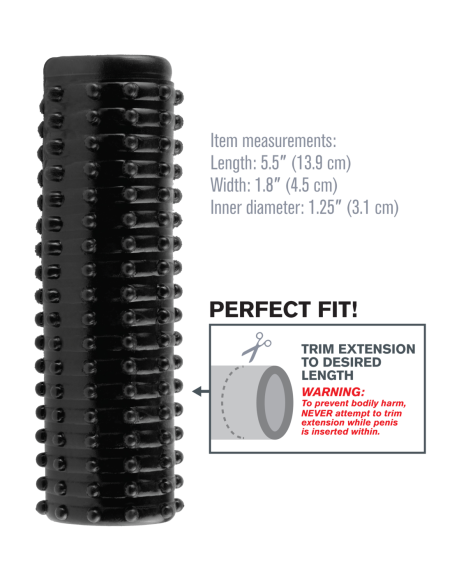 FANTASY X-TENSIONS MAGIC PLEASURE SLEEVE BLACK