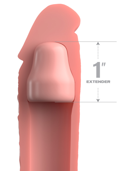 FANTASY X-TENSIONS ELITE 7 INCH SLEEVE WITH 1 INCH PLUG LIGHT