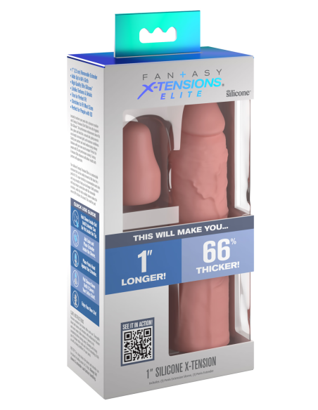 FANTASY X-TENSIONS ELITE 7 INCH SLEEVE WITH 1 INCH PLUG LIGHT