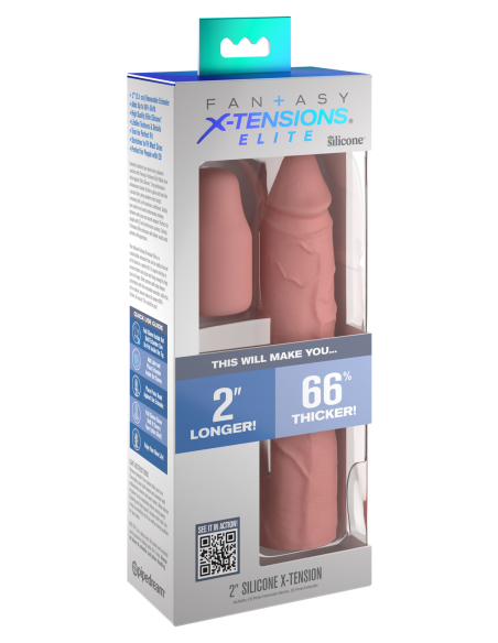 FANTASY X-TENSIONS ELITE 8 INCH SLEEVE WITH 2 INCH PLUG LIGHT