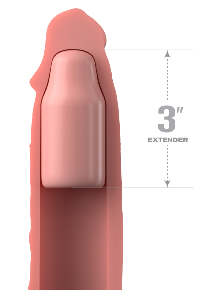 FANTASY X-TENSIONS ELITE FUNDA DE 9 PULGADAS CON LUZ DE ENCHUFE DE 3 PULGADAS