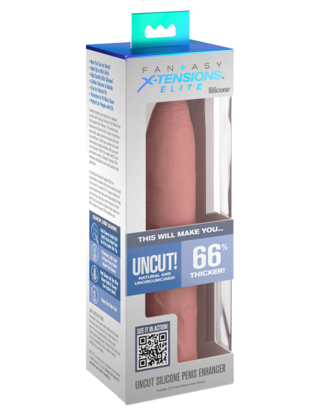 FANTASY X-TENSIONS ELITE EXTENSIÓN SIN CORTAR DE 7 PULGADAS FUNDA LUZ