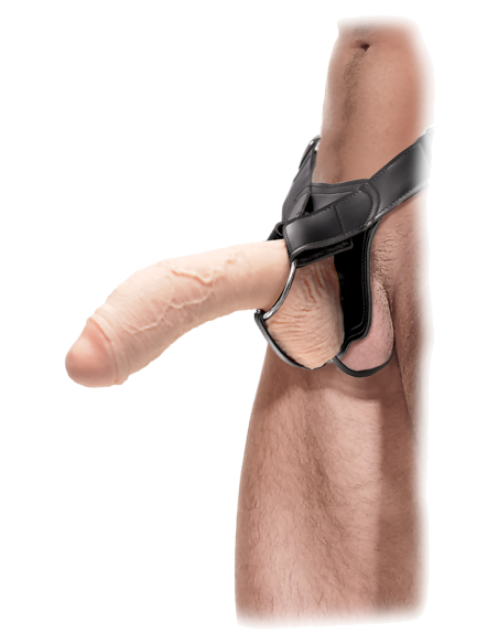 FETICHE FANTASÍA EXTREMO EXTREMO HUECO STRAP-ON LUZ