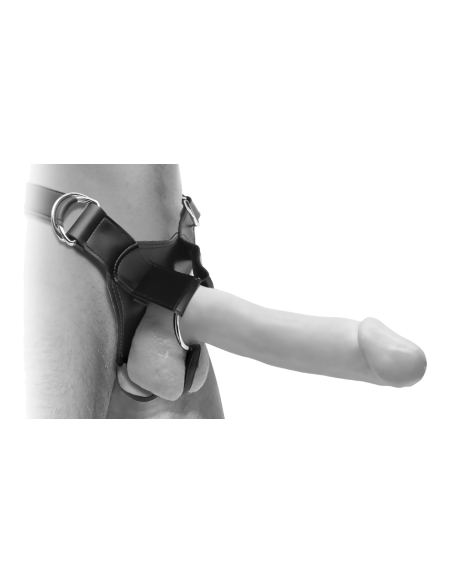 FETISH FANTASY EXTREME HOLLOW 12 INCH STRAP-ON LIGHT