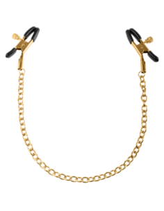 FETISH FANTASY GOLD CHAIN NIPPLE CLAMPS GOLD