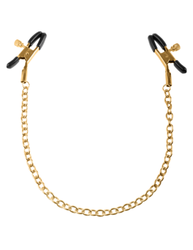 FETISH FANTASY GOLD CHAIN NIPPLE CLAMPS GOLD