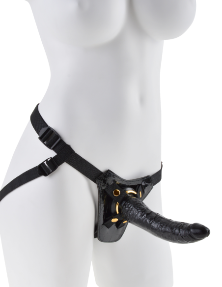 FETISH FANTASY GOLD DESIGNER STRAP-ON BLACK