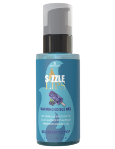 SENSUVA GEL CÁLIDO SIZZLE LIPS PALETA HELADA DE ARÁNDANOS...