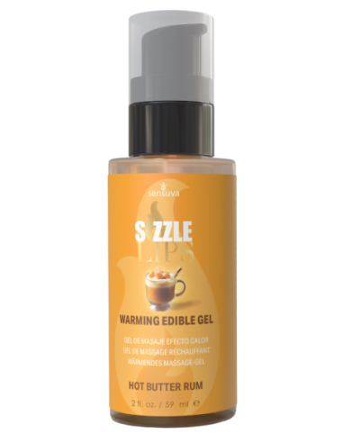 SENSUVA SIZZLE LIPS GEL CÁLIDO MANTEQUILLA RON 59ML