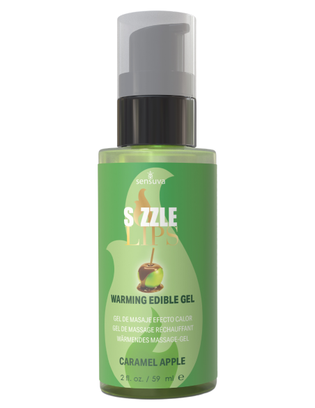 SENSUVA SIZZLE LIPS WARMING GEL CARAMEL APPLE 59ML