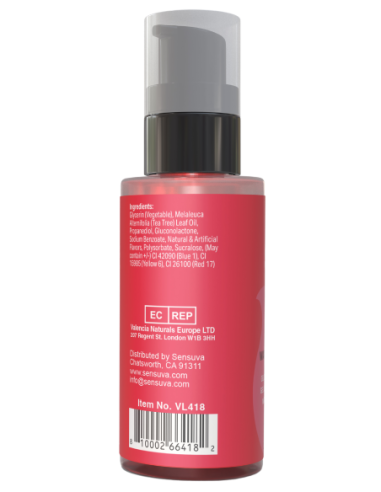 SENSUVA GEL CÁLIDO SIZZLE LIPS FRESA 59ML