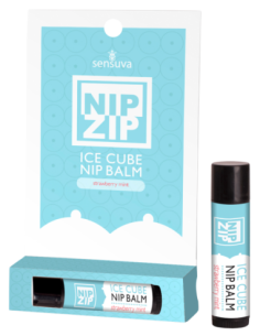 SENSUVA NIP ZIP ICE CUBE NIPPLE BALM STRAWBERRY MINT