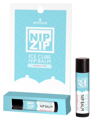 SENSUVA NIP ZIP ICE CUBE BÁLSAMO PARA PEZONES FRESA MENTA