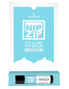 SENSUVA NIP ZIP ICE CUBE BÁLSAMO PARA PEZONES FRESA MENTA 2