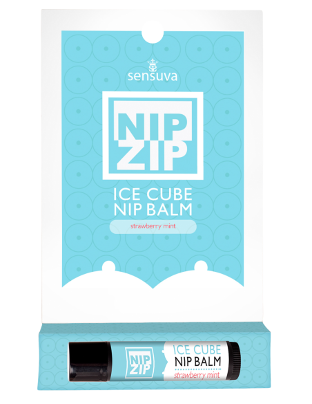 SENSUVA NIP ZIP ICE CUBE BÁLSAMO PARA PEZONES FRESA MENTA
