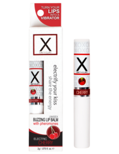 SENSUVA X ON THE LIPS BUZZING LIP BALM ELECTRIC CHERRY