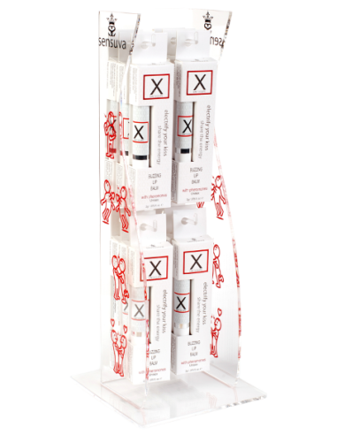 SENSUVA X ON THE LIPS ORIGINAL 12 PIECE TOWER DISPLAY