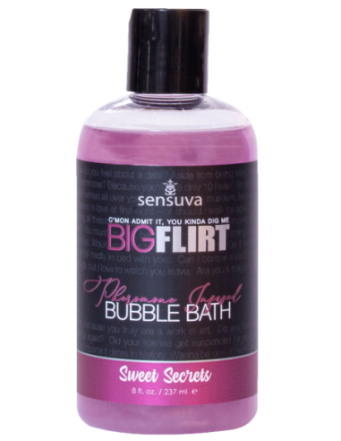 SENSUVA BAÑO DE BURBUJAS DE FEROMONAS BIG FLIRT SWEET SECRETS 237ML