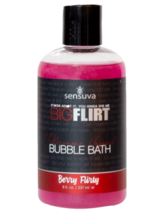 SENSUVA BAÑO DE BURBUJAS DE FEROMONAS BIG FLIRT BERRY...